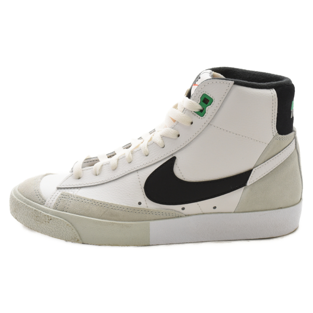 NIKE(ナイキ)のNIKE ナイキ BLAZER MID '77 PRM DZ2542-100 ブレーザー ミッドカットスニーカー US7/25cm ホワイト レディースの靴/シューズ(スニーカー)の商品写真