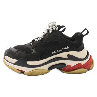 バレンシアガ(Balenciaga)のBALENCIAGA バレンシアガ Triple S トリプルS ローカットスニーカー ブラック レディース US7/24.5cm 524037(スニーカー)