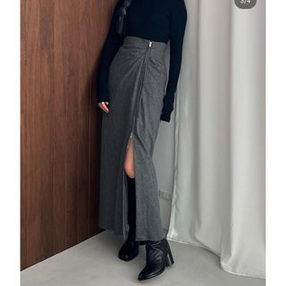 クラネ(CLANE)のCLANE / HIGH WAIST DRAPE SKIRT(ロングスカート)