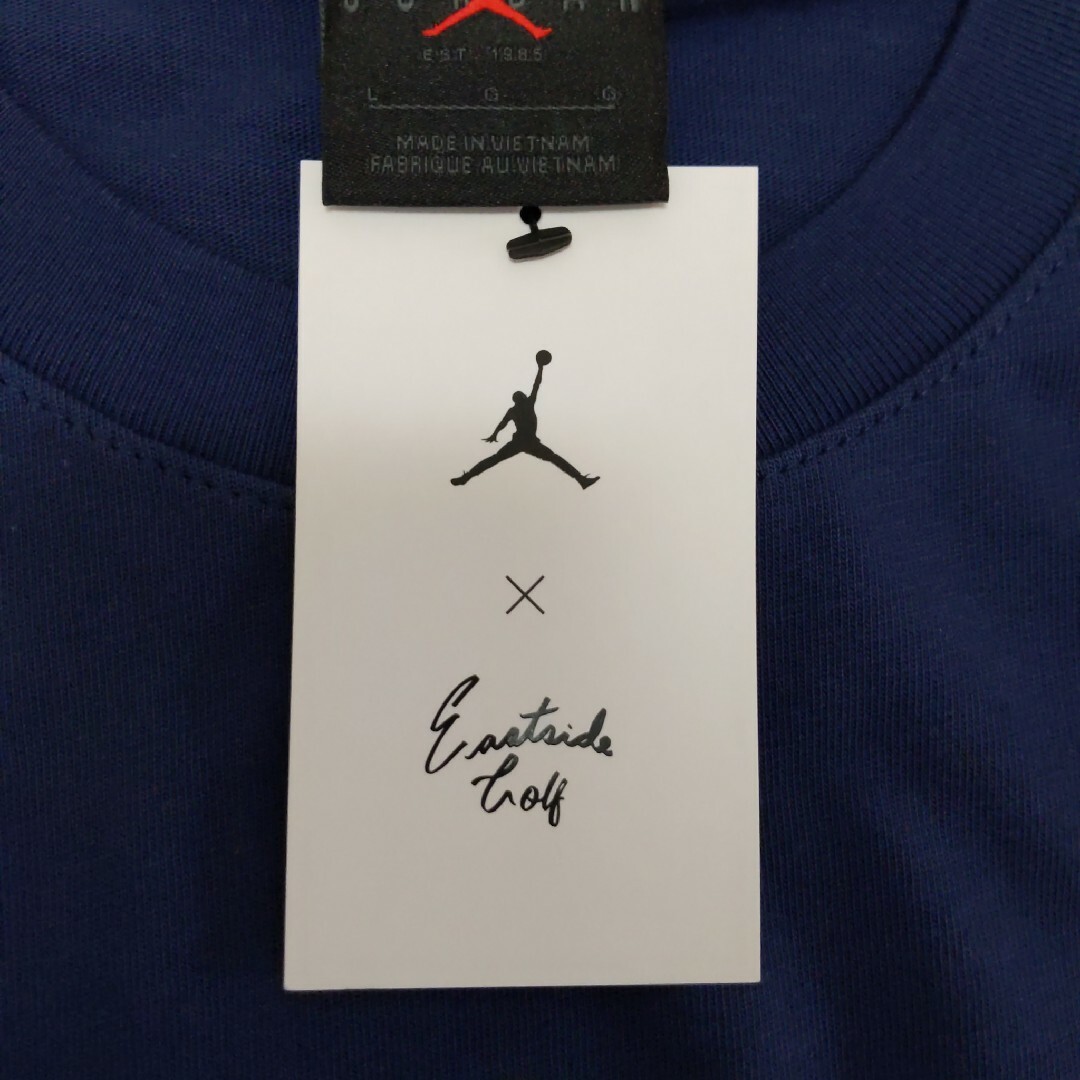 Jordan Brand（NIKE）(ジョーダン)の【限定レア】JORDANジョーダン × イーストサイドゴルフ Ｔシャツ 紺 M スポーツ/アウトドアのゴルフ(ウエア)の商品写真