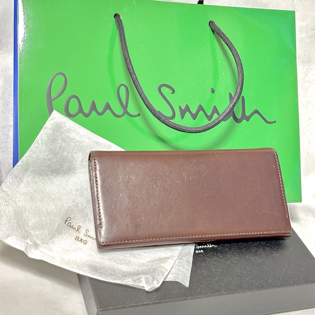 Paul Smith(ポールスミス)のPaul Smith ポールスミス　長財布　ブラウン メンズのファッション小物(長財布)の商品写真