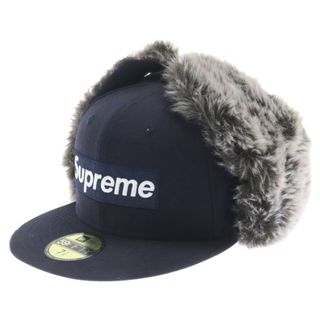 シュプリーム(Supreme)のSUPREME シュプリーム 19AW Earflap New Era Team Of The Century イヤーフラップ ニューエラ チームオブザセンチュリー ボックスロゴ キャップ ネイビー(キャップ)