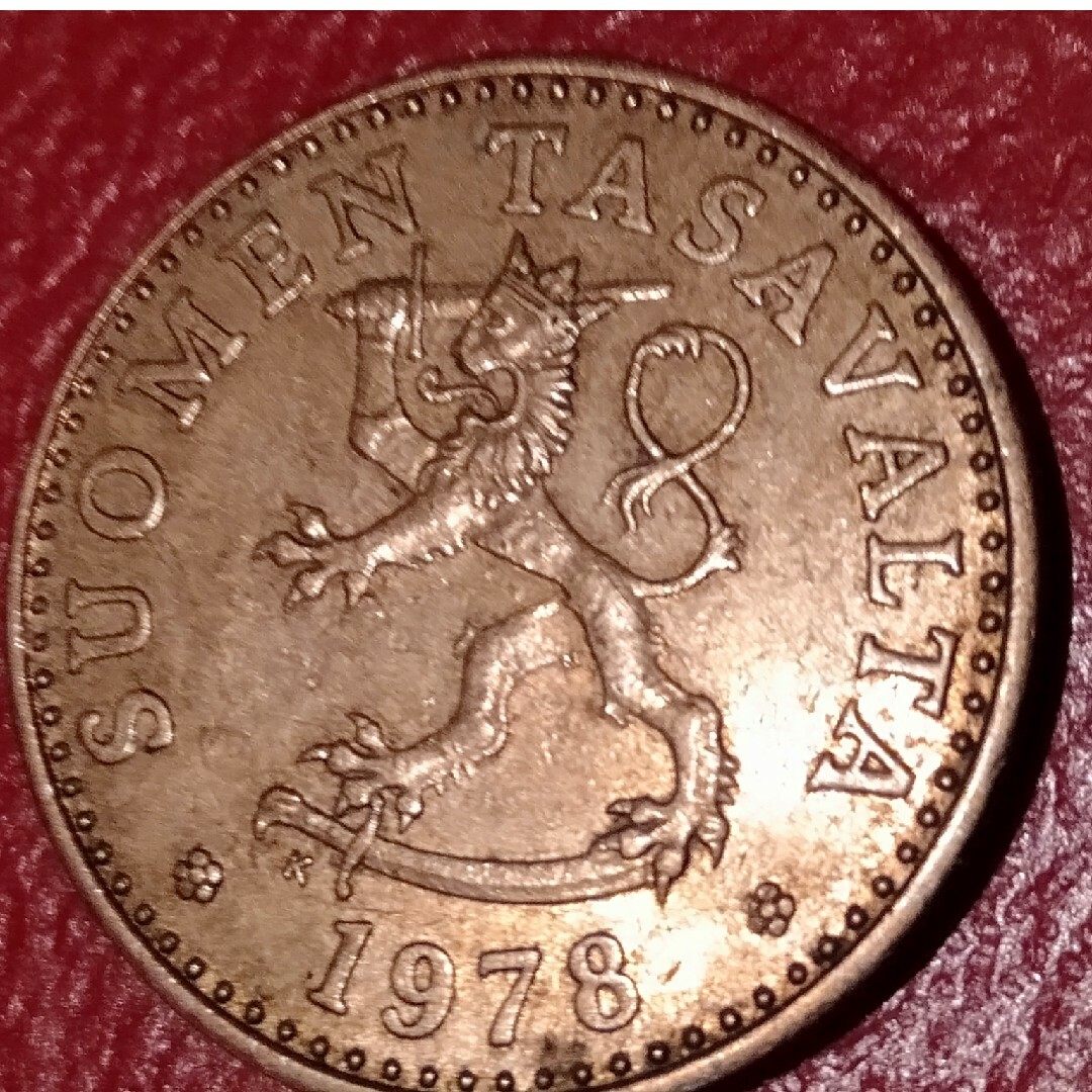 フィンランドのコイン4種 エンタメ/ホビーの美術品/アンティーク(貨幣)の商品写真