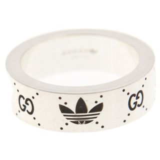 グッチ(Gucci)のGUCCI グッチ  × adidas アディダス エングレービング リング 702764 シルバー(リング(指輪))