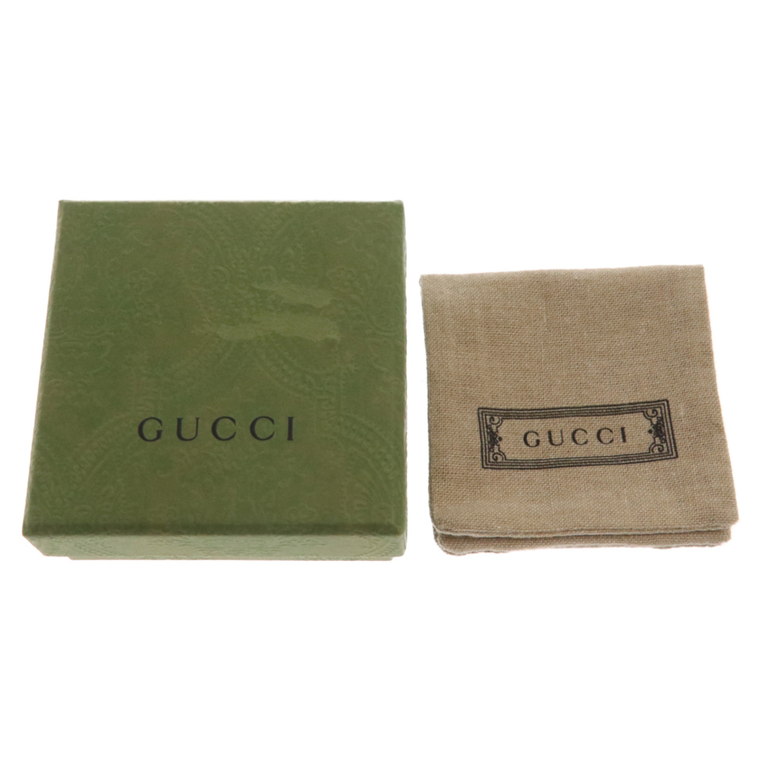 Gucci(グッチ)のGUCCI グッチ  × adidas エングレービングワイドリング 702766 シルバー メンズのアクセサリー(リング(指輪))の商品写真