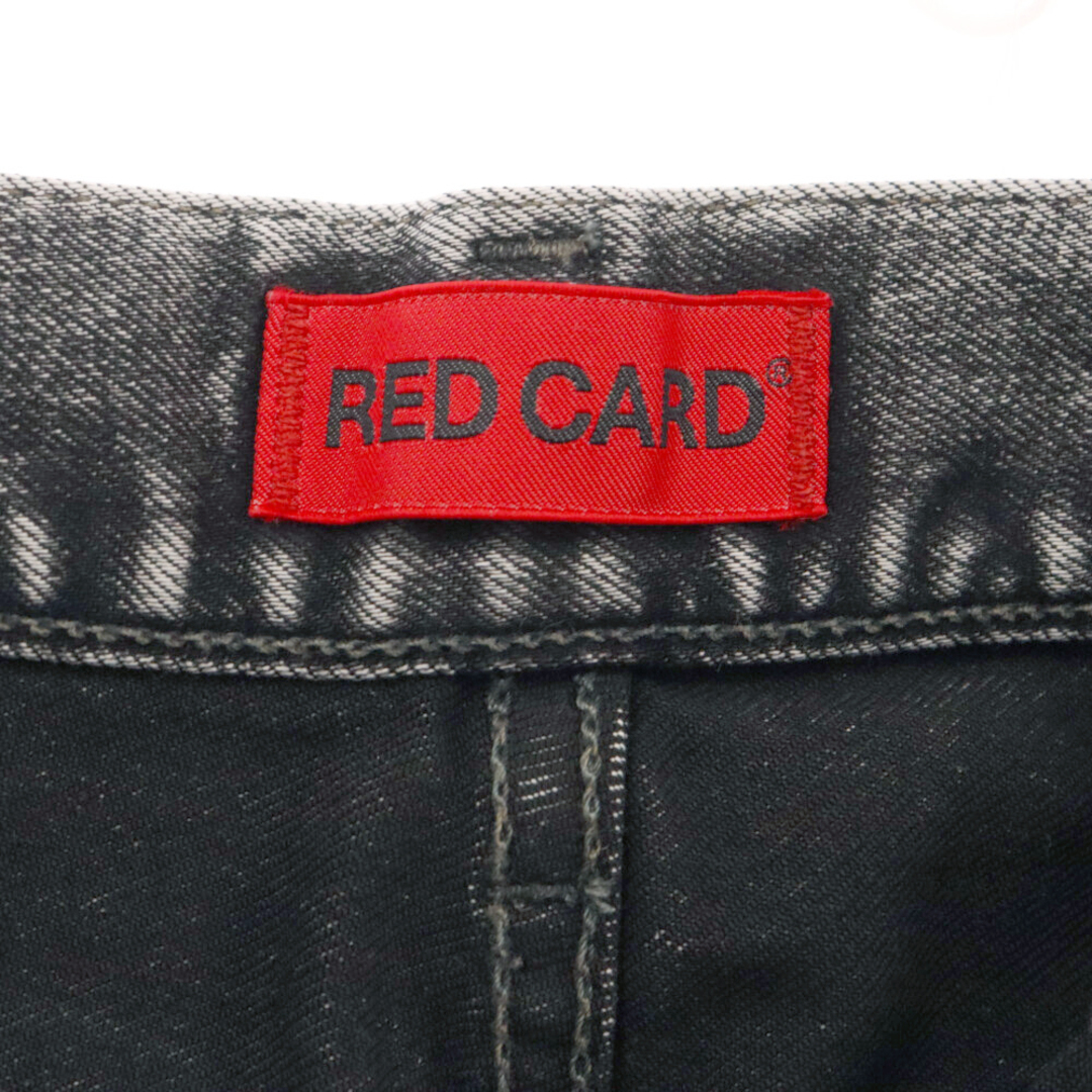 RED CARD レッドカード Anniversary テーパードデニムパンツ ジーンズ スキニー レディース ブラック 39403 レディースのパンツ(デニム/ジーンズ)の商品写真