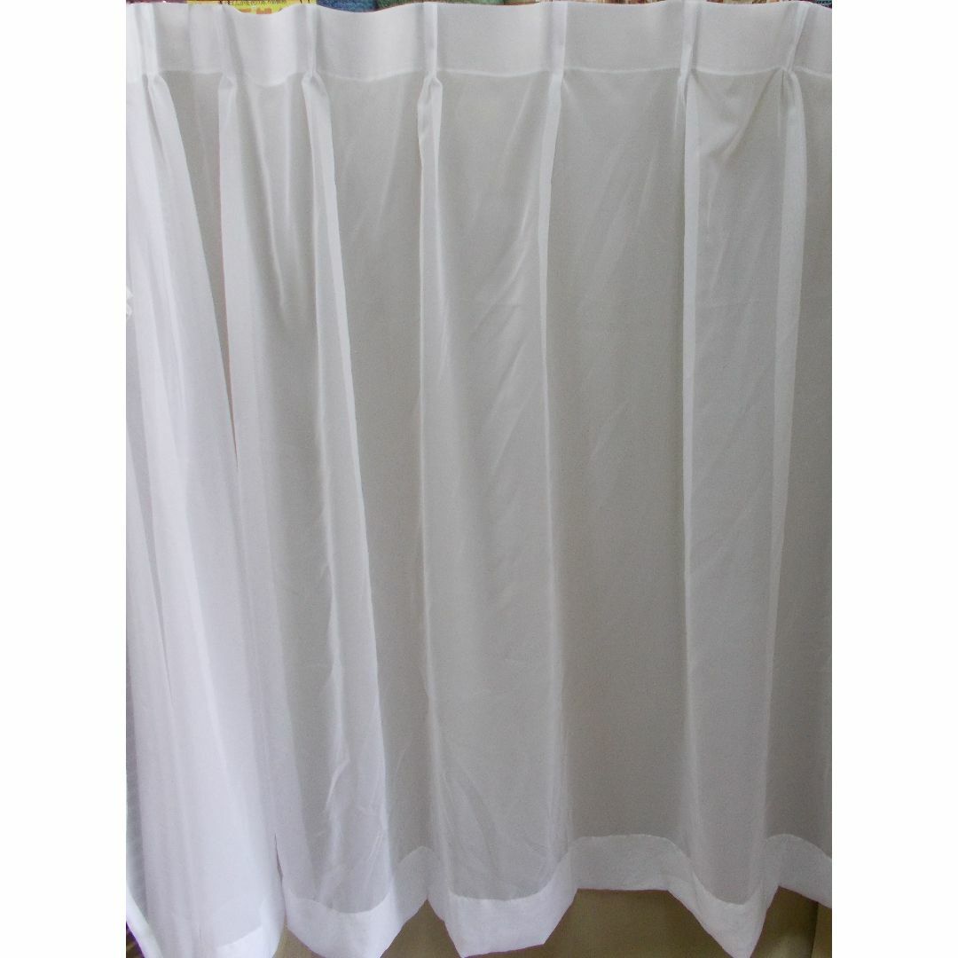 レースカーテン1枚組　巾200×高さ133cm 高級レース生地仕様　R100-2 インテリア/住まい/日用品のカーテン/ブラインド(レースカーテン)の商品写真
