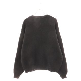 FEAR OF GOD - FEAR OF GOD フィアオブゴッド Overlap Sweater オーバーラップセーター バックロゴ ニットセーター FG20-012 WSK ブラック