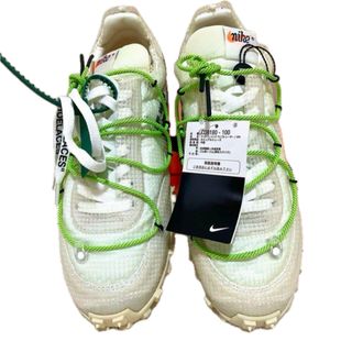 ナイキ(NIKE)のオフホワイトx ナイキ ウィメンズワッフルレーサー "ホワイト"(スニーカー)