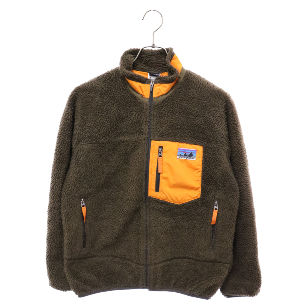 patagonia(パタゴニア)のPATAGONIA パタゴニア KID'S Ks Retro-X Jkt レトロカーディガン フリースジャケット 65643 ブラウン キッズ メンズのジャケット/アウター(フライトジャケット)の商品写真