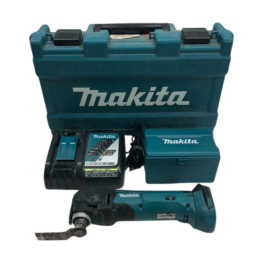 Makita(マキタ)の◇◇MAKITA マキタ マルチツール  充電器・ケース付 コードレス式 TM51D ブルー その他のその他(その他)の商品写真