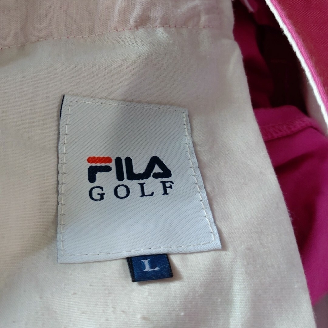 FILA(フィラ)の♥FILA♥春〜夏  ゴルフ用パンツ　ピンク  Lsize  長パンツ スポーツ/アウトドアのゴルフ(ウエア)の商品写真