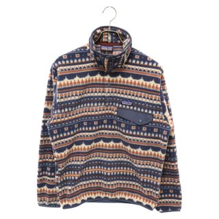 パタゴニア(patagonia)のPATAGONIA パタゴニア 21AW ライトウェイトシンチラスナップTプルオーバー フリースジャケット 総柄 マルチカラー 25580FA21(フライトジャケット)