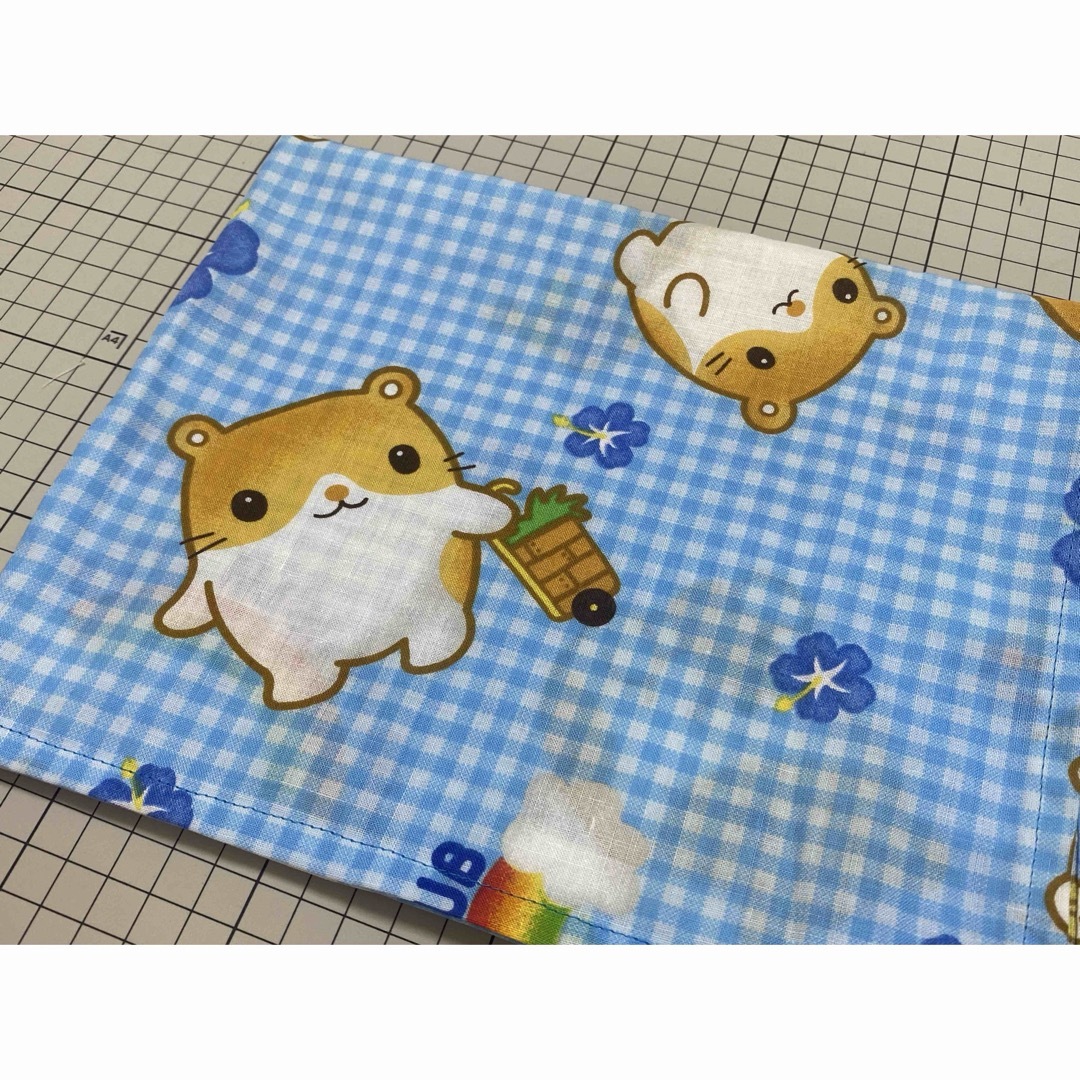 [14]ランチョンマット　ランチマット　ハンドメイド　40x50 3枚セット ハンドメイドのキッズ/ベビー(外出用品)の商品写真