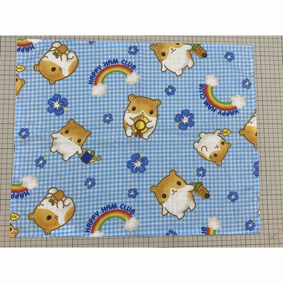 [14]ランチョンマット　ランチマット　ハンドメイド　40x50 3枚セット ハンドメイドのキッズ/ベビー(外出用品)の商品写真