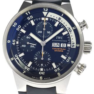 インターナショナルウォッチカンパニー(IWC)のIWC SCHAFFHAUSEN IW378201 アクアタイマー クストダイバー デイデイト クロノグラフ 自動巻き メンズ _790756(腕時計(アナログ))