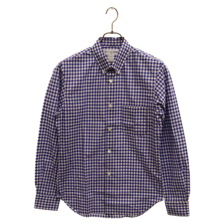 コムデギャルソン(COMME des GARCONS)のCOMME des GARCONS SHIRT コムデギャルソンシャツ ギンガムチェック ボタンダウン長袖シャツ ブルー CDGS6GG(シャツ)