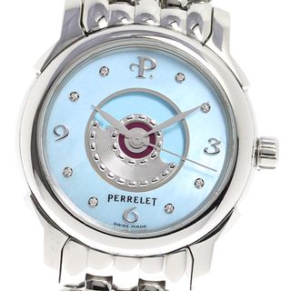 ペルレ(PERRELET)のペルレ PERRELET レディテンペスト 8Pダイヤ ダブルローター 自動巻き レディース _812385(腕時計)