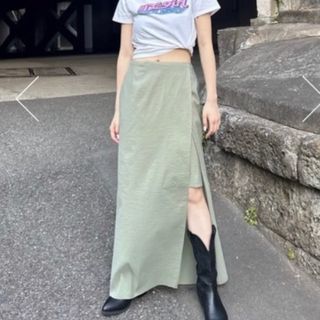 マウジー(moussy)のmoussy レイヤードスカート(ロングスカート)