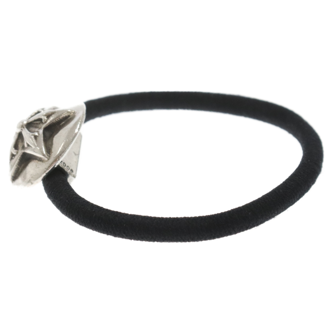 Chrome Hearts(クロムハーツ)のCHROME HEARTS クロムハーツ HAIRBAND スターボタンヘアゴム シルバーコンチョ メンズのアクセサリー(その他)の商品写真