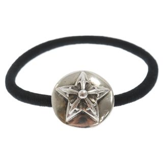 クロムハーツ(Chrome Hearts)のCHROME HEARTS クロムハーツ HAIRBAND スターボタンヘアゴム シルバーコンチョ(その他)