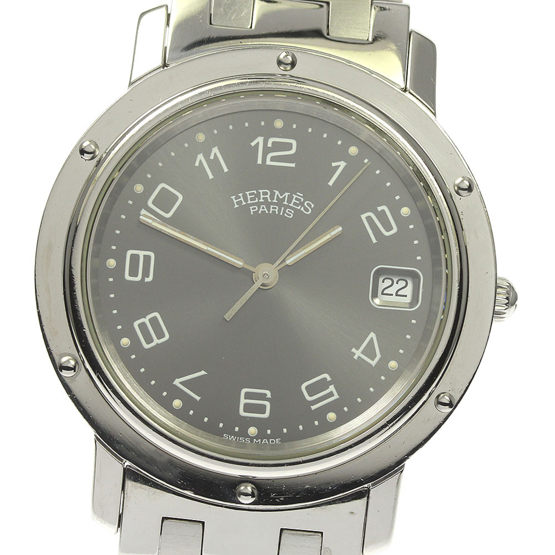 Hermes(エルメス)のエルメス HERMES CL6.710 クリッパー デイト クォーツ メンズ _802192 メンズの時計(腕時計(アナログ))の商品写真