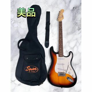 スクワイア(SQUIER)の(美品) Squier by Fender Bullet Stratcaster(エレキギター)