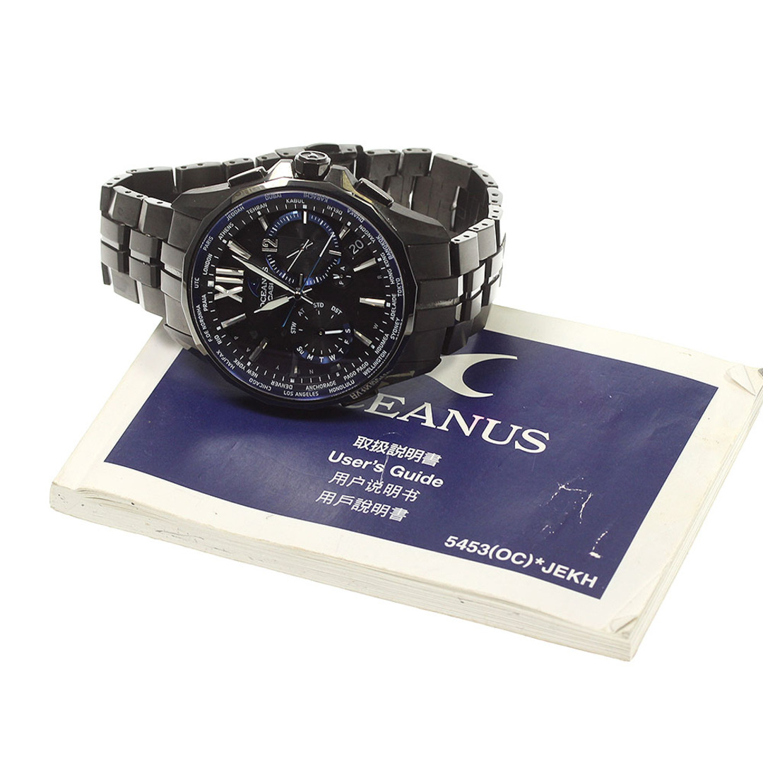 CASIO(カシオ)のカシオ CASIO OCW-S3400B-1AJF オシアナス マンタ デイデイト ソーラー電波 メンズ 良品 _803183 メンズの時計(腕時計(アナログ))の商品写真