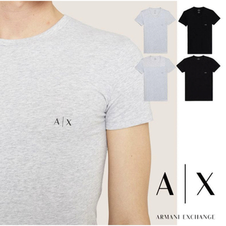 アルマーニ(Armani)の『ARMANI』 / アルマーニ Vネック Tシャツ 2枚セット Lサイズ 新品(Tシャツ/カットソー(半袖/袖なし))