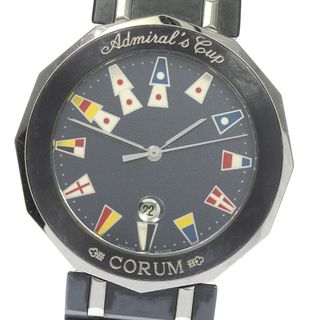 コルム(CORUM)のコルム CORUM 99.810.30V500 アドミラルズカップ デイト クォーツ メンズ _812786(腕時計(アナログ))