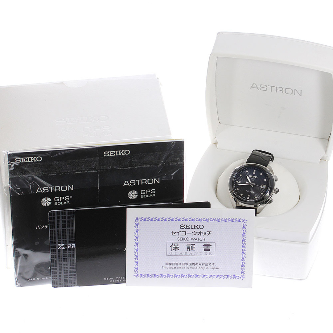 SEIKO(セイコー)のセイコー SEIKO STXD001/3X22-0AA0 アストロン 14Pダイヤ デイト ソーラー電波 レディース 箱・保証書付き_814781 レディースのファッション小物(腕時計)の商品写真