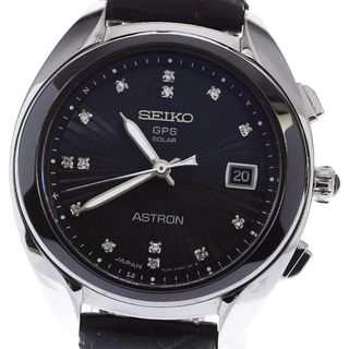 セイコー(SEIKO)のセイコー SEIKO STXD001/3X22-0AA0 アストロン 14Pダイヤ デイト ソーラー電波 レディース 箱・保証書付き_814781(腕時計)