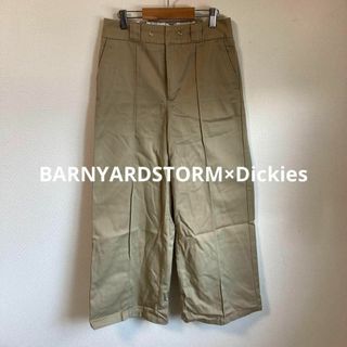 バンヤードストーム(BARNYARDSTORM)のバンヤードストーム　Dickies コラボ　パンツ　ワイド　チノパン　ベージュ(カジュアルパンツ)