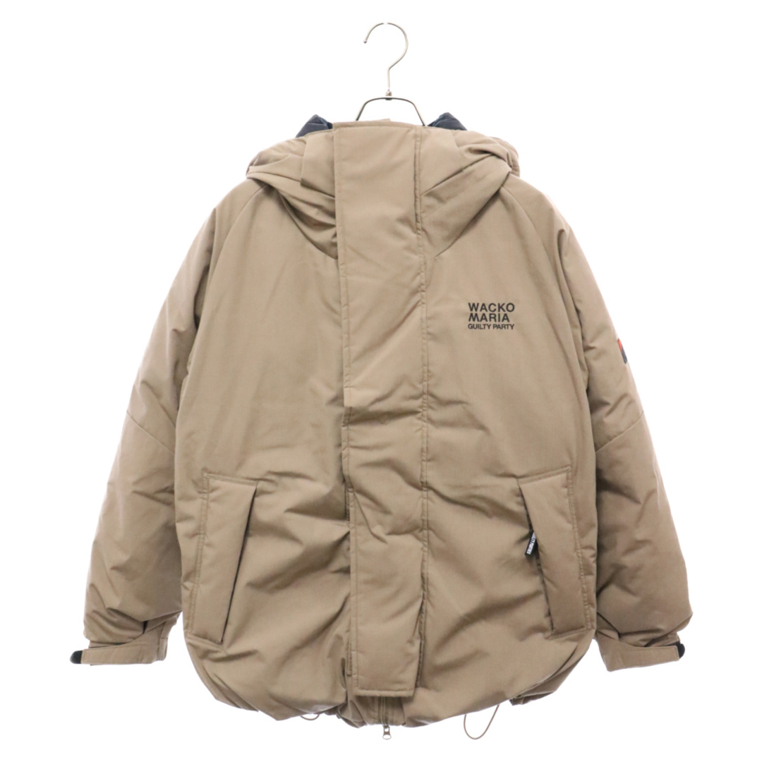 WACKO MARIA(ワコマリア)のWACKO MARIA ワコマリア 23AW × NANGA MOUNTAIN BELAY COAT 23FW-WMO-NA02 フーデッド ダウンジャケット ベージュ メンズのジャケット/アウター(ダウンジャケット)の商品写真