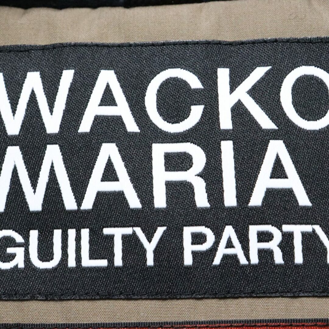 WACKO MARIA(ワコマリア)のWACKO MARIA ワコマリア 23AW × NANGA MOUNTAIN BELAY COAT 23FW-WMO-NA02 フーデッド ダウンジャケット ベージュ メンズのジャケット/アウター(ダウンジャケット)の商品写真