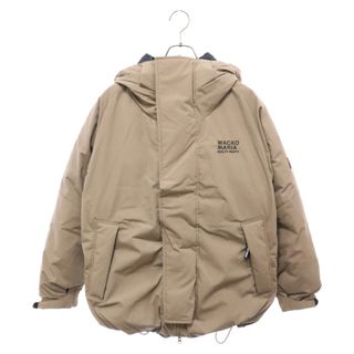 ワコマリア(WACKO MARIA)のWACKO MARIA ワコマリア 23AW × NANGA MOUNTAIN BELAY COAT 23FW-WMO-NA02 フーデッド ダウンジャケット ベージュ(ダウンジャケット)