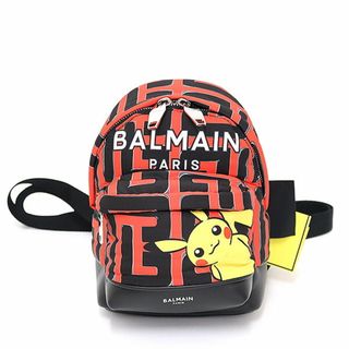 BALMAIN - バルマン Balmain × Pokemon ミニ シティ ピカチュウ バックパック レッド YM3GD161 未使用品