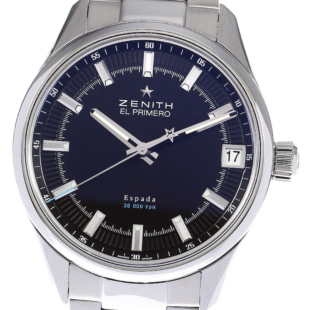 ZENITH(ゼニス)のゼニス ZENITH 03.2170.4650 エルプリメロ エスパーダ デイト 自動巻き メンズ 箱付き_813180 メンズの時計(腕時計(アナログ))の商品写真