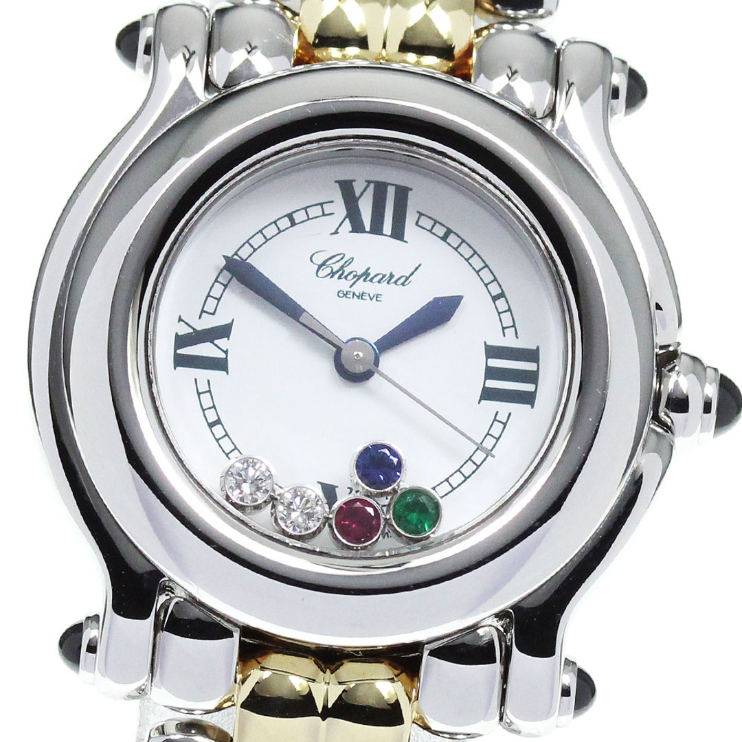 Chopard(ショパール)のショパール Chopard 27/8250-23 ハッピースポーツ 5Pダイヤ クォーツ レディース 美品 _810885 レディースのファッション小物(腕時計)の商品写真