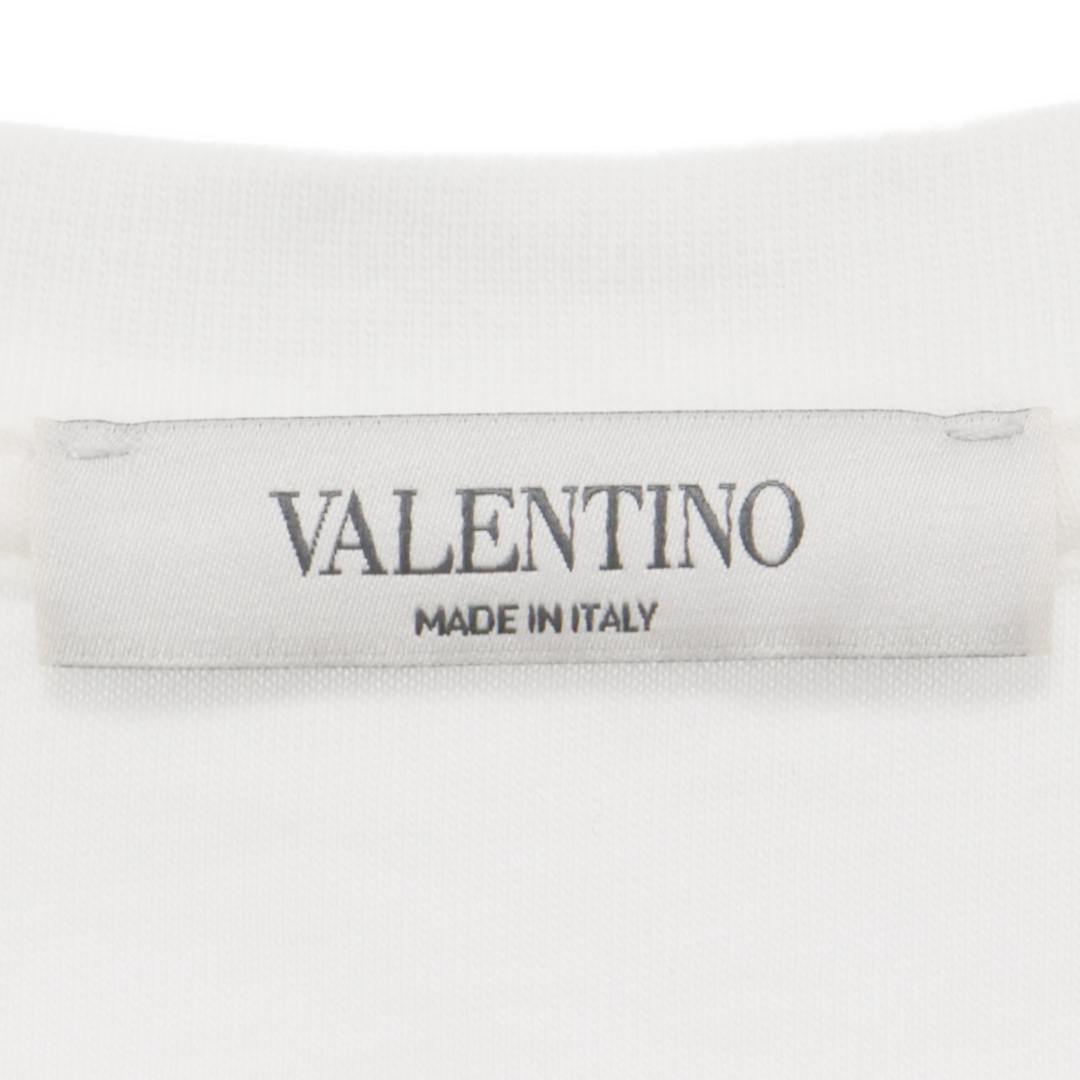 VALENTINO(ヴァレンティノ)のVALENTINO ヴァレンチノ VLTNプリント コットン 半袖Tシャツ ホワイト  UV0MG10V6YH メンズのトップス(Tシャツ/カットソー(半袖/袖なし))の商品写真