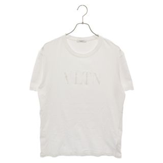 VALENTINO ヴァレンチノ VLTNプリント コットン 半袖Tシャツ ホワイト  UV0MG10V6YH