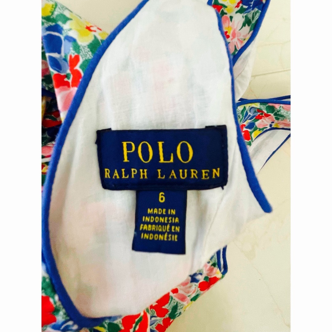 POLO RALPH LAUREN(ポロラルフローレン)のポロラルフローレン　ワンピース　6Y キッズ/ベビー/マタニティのキッズ服女の子用(90cm~)(ワンピース)の商品写真