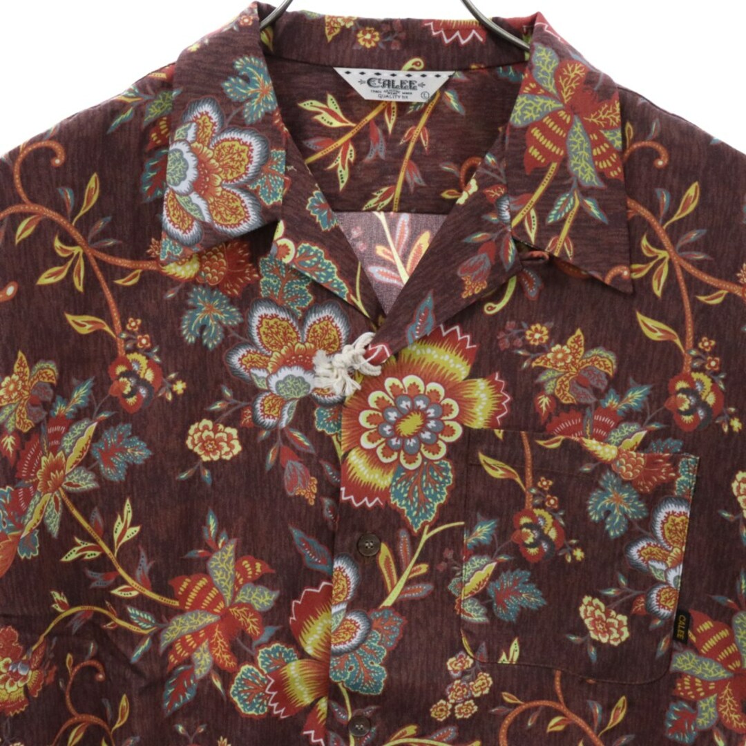 CALEE(キャリー)のCALEE キャリー Flower pattern amunzen cloth shirt CL-23SS060 フラワーパターン半袖開襟シャツ メンズのトップス(シャツ)の商品写真