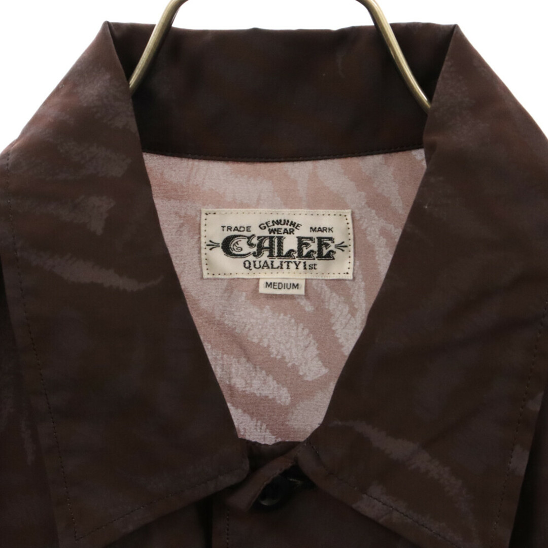 CALEE(キャリー)のCALEE キャリー Animal type pattern drop shoulder S/S shirt CL-23SS033 総柄半袖シャツ メンズのトップス(シャツ)の商品写真