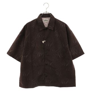 キャリー(CALEE)のCALEE キャリー Animal type pattern drop shoulder S/S shirt CL-23SS033 総柄半袖シャツ(シャツ)