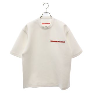 PRADA プラダ Recycled Double Technical Jersey Tee リサイクルド ダブルテクニカルジャージ 半袖Tシャツ ホワイト SJN273 S202 LJ4