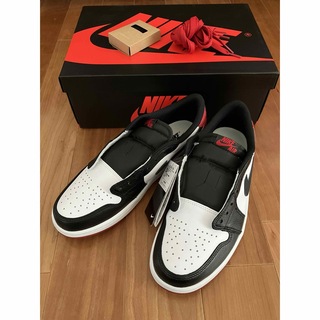 Nike Air Jordan 1 Retro Low OG 27.5 つま黒(スニーカー)