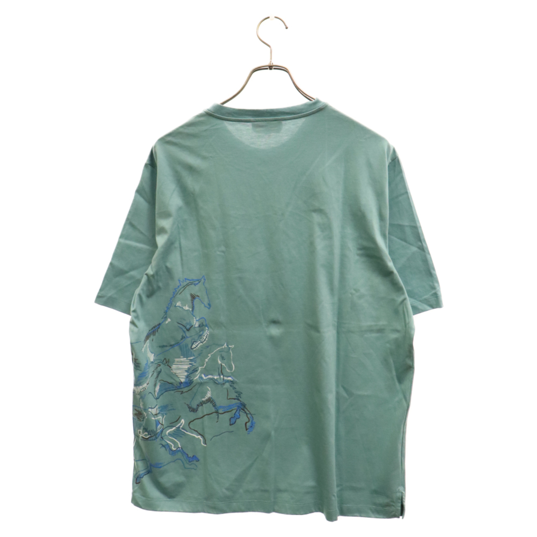 Hermes(エルメス)のHERMES エルメス 22SS カヴァルカード 半袖Tシャツ ライトブルー メンズのトップス(Tシャツ/カットソー(半袖/袖なし))の商品写真