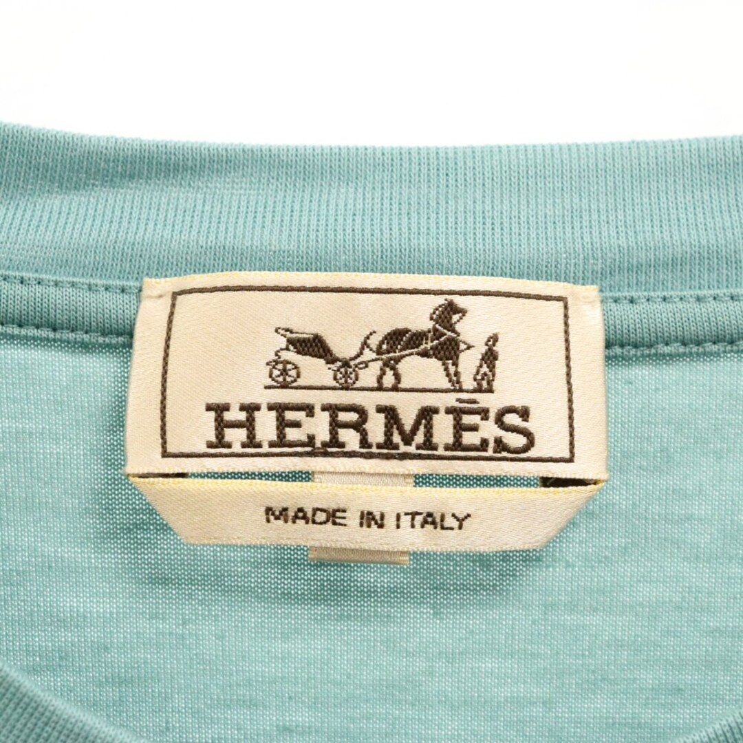 Hermes(エルメス)のHERMES エルメス 22SS カヴァルカード 半袖Tシャツ ライトブルー メンズのトップス(Tシャツ/カットソー(半袖/袖なし))の商品写真