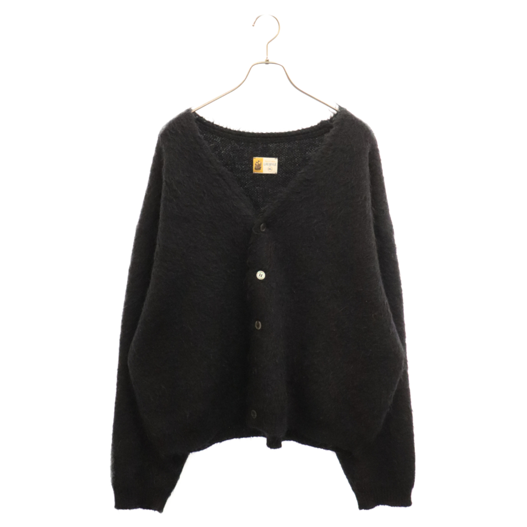 SAINT MICHAEL セントマイケル 23AW CARDIGAN/MOHAIR モヘアニットカーディガン ブラック SM-A23-0000-044 メンズのトップス(カーディガン)の商品写真